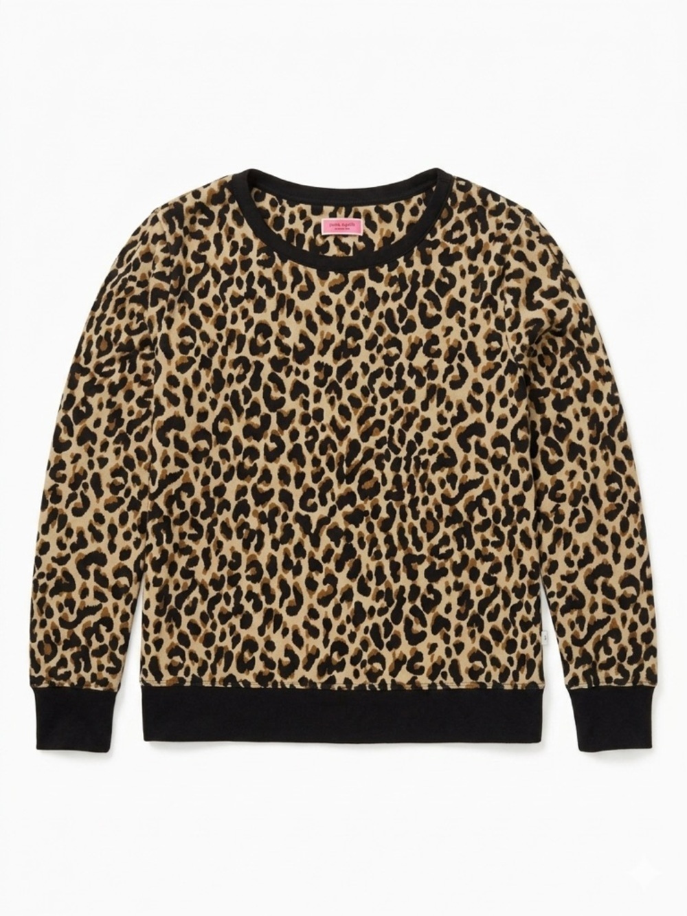 Kate Spade Leopard Print Velour Sweatshirt - Size S